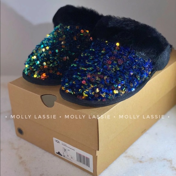 STELLAR SEQUIN BLACK IRIDESCENT ✨ SCUFFETTE - Picture 4 of 8